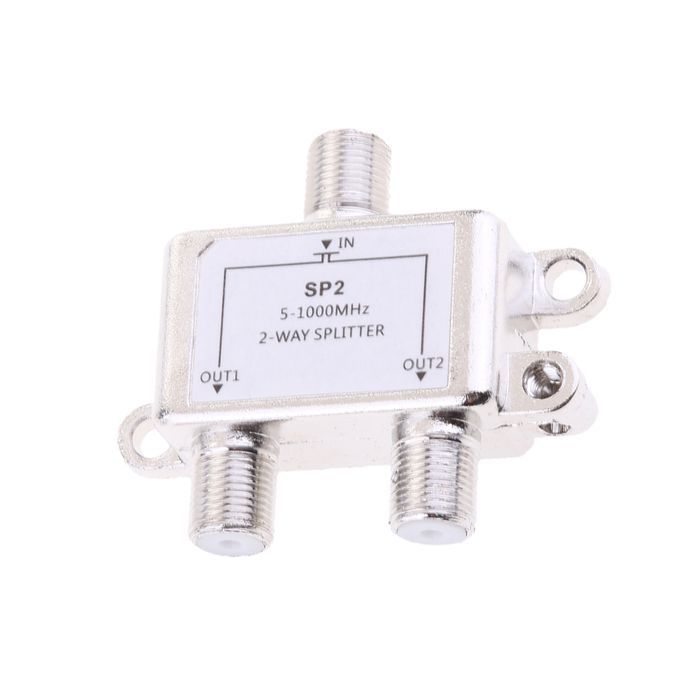 2 Way Splitter 51000MHz Signal CATV Splitter TV Antenna Coaxial HDTV