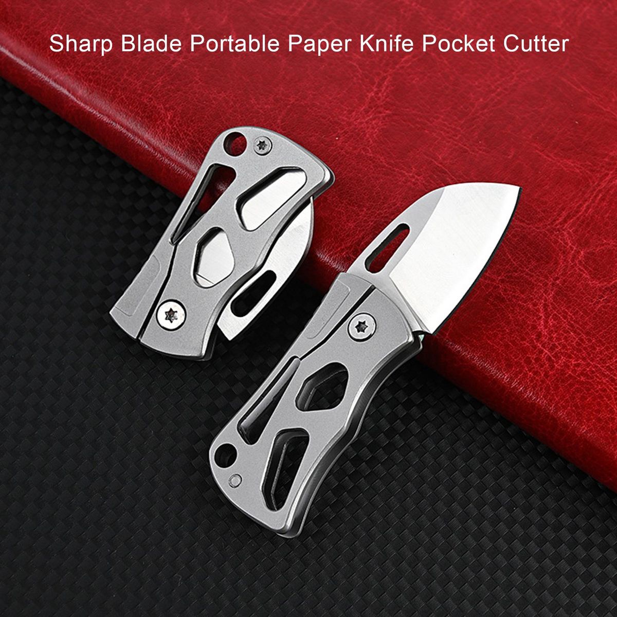 Keychain Cutter Portable Steel Cutter Camping Gear Stainless Steel