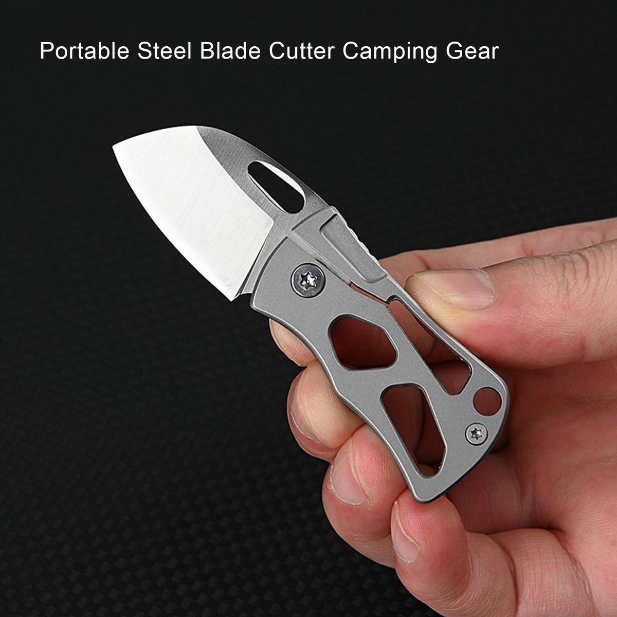 Keychain Cutter Portable Steel Cutter Camping Gear Stainless Steel