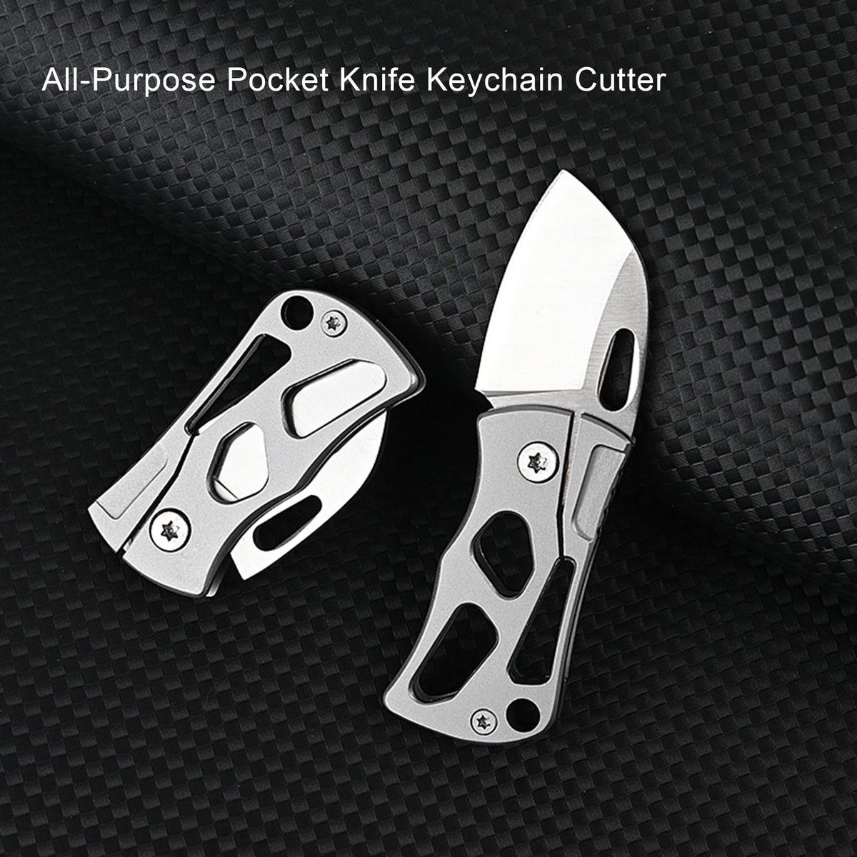 Keychain Cutter Portable Steel Cutter Camping Gear Stainless Steel