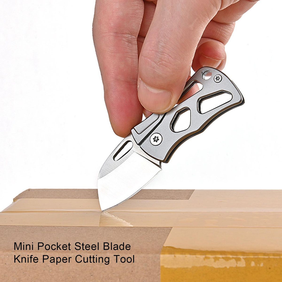 Keychain Cutter Portable Steel Cutter Camping Gear Stainless Steel