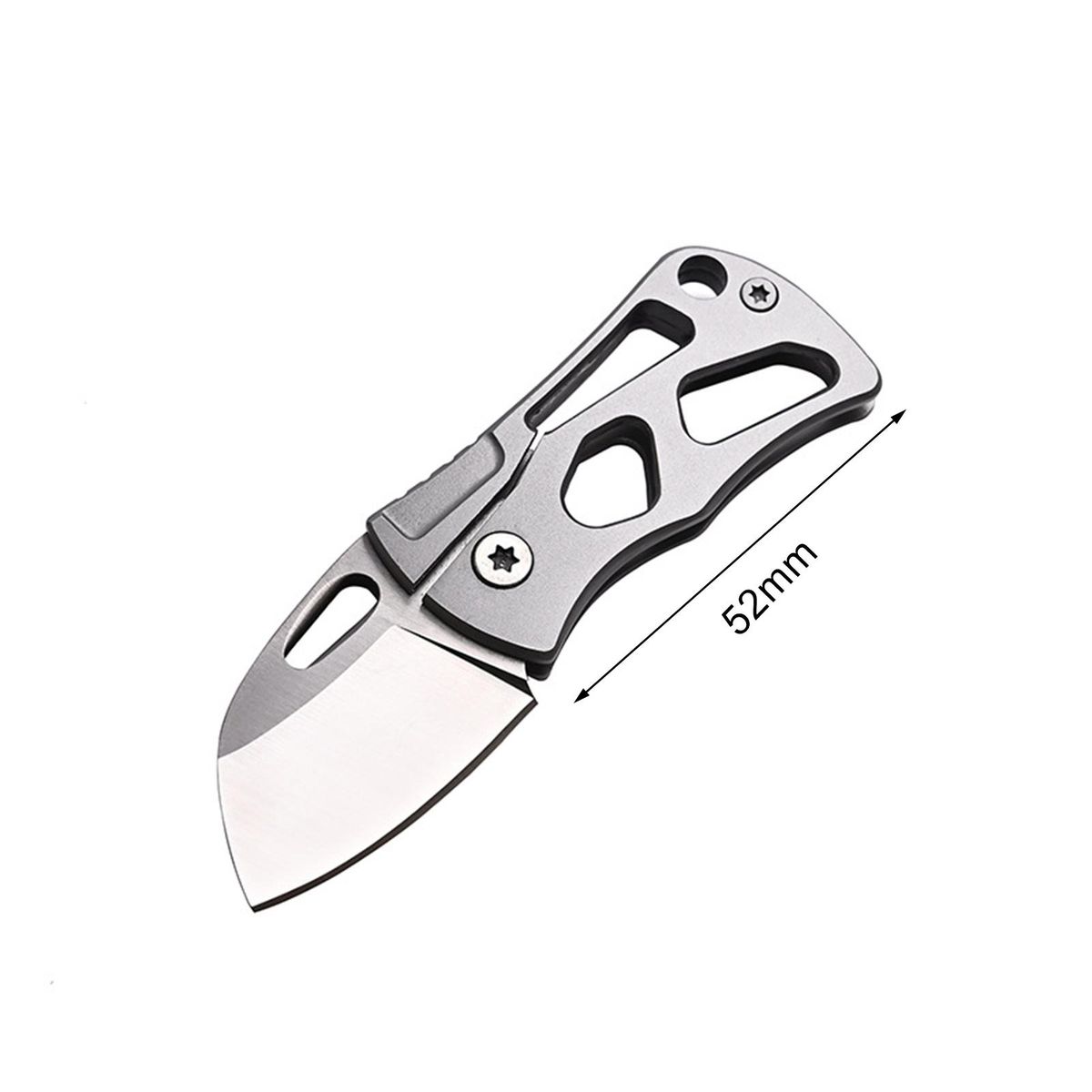 Keychain Cutter Portable Steel Cutter Camping Gear Stainless Steel
