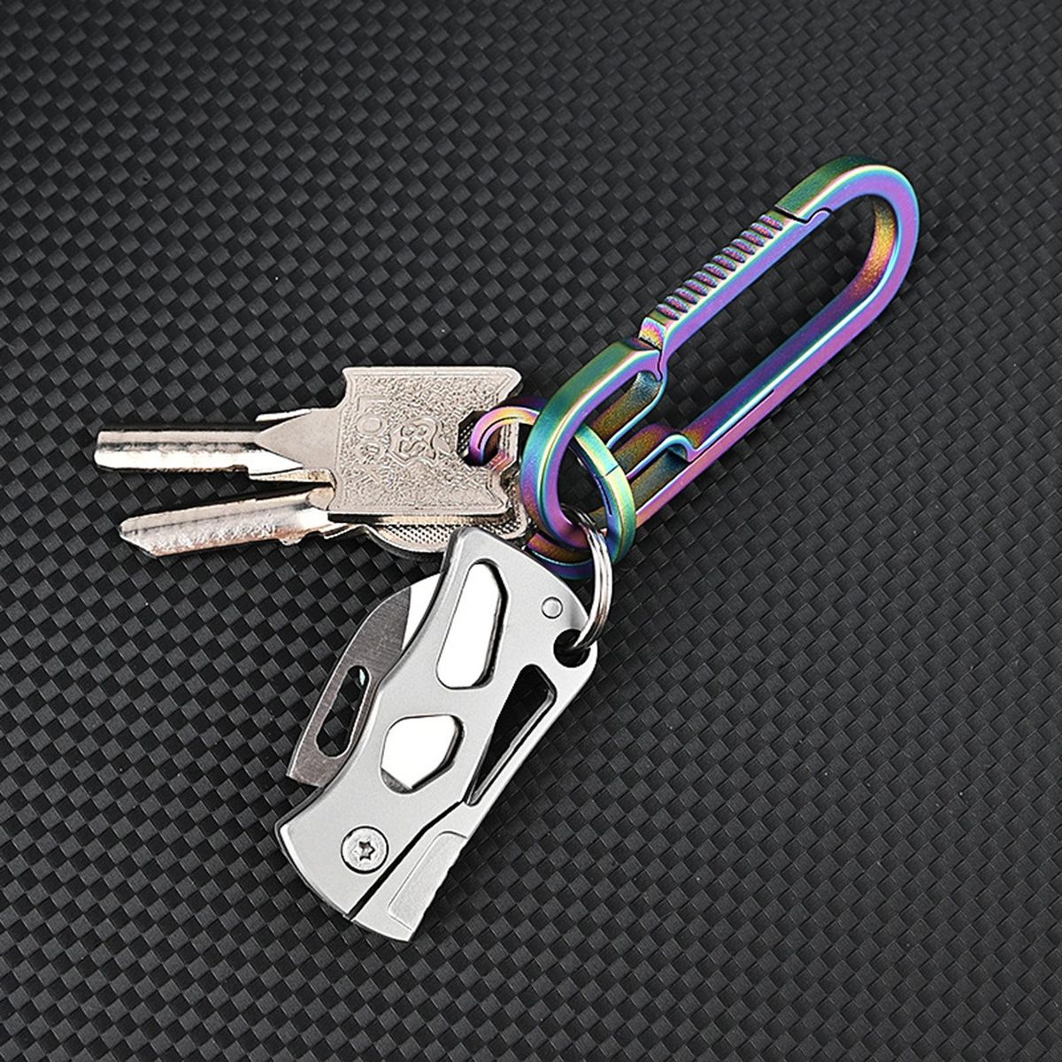 Keychain Cutter Portable Steel Cutter Camping Gear Stainless Steel