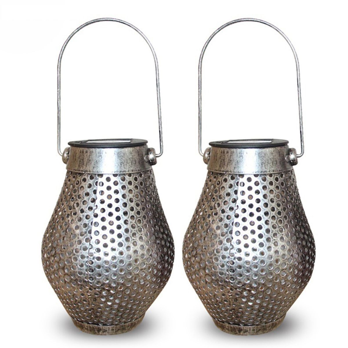 1PC / 2PCS Lantern Solar Garden Light Lawn Lamp Pathway Ener
