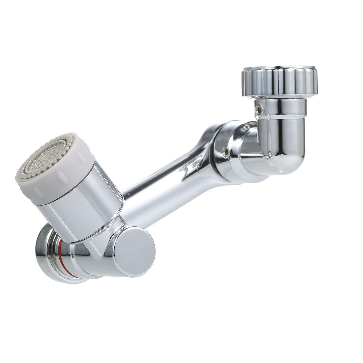 Robotic arm faucet 1080-degree robotic arm water nozzle bubbler universal extension water nozzle anti-splash wash artifact Double-mode water outlet--all copper manipulator arm plating color