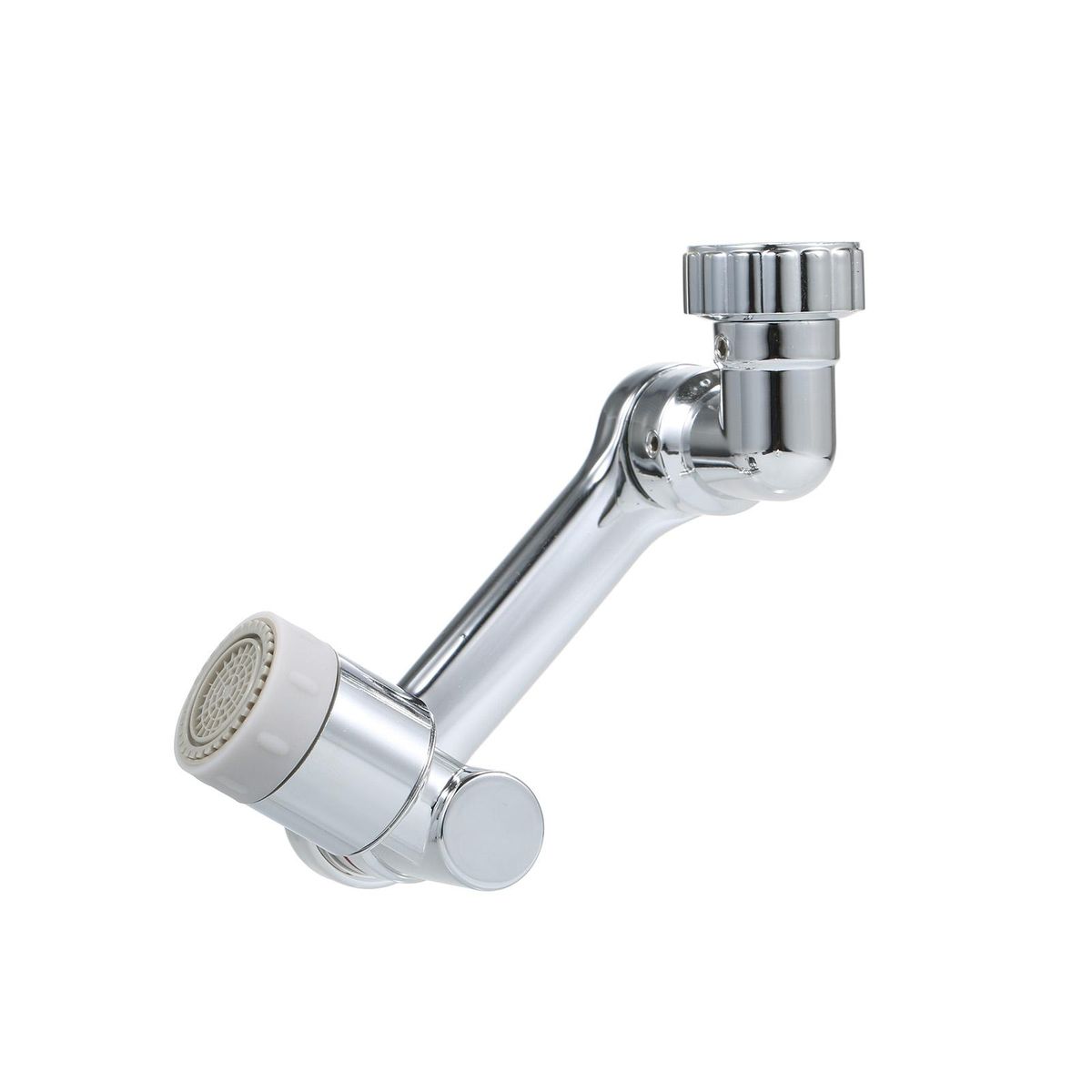 Robotic arm faucet 1080-degree robotic arm water nozzle bubbler universal extension water nozzle anti-splash wash artifact Double-mode water outlet--all copper manipulator arm plating color