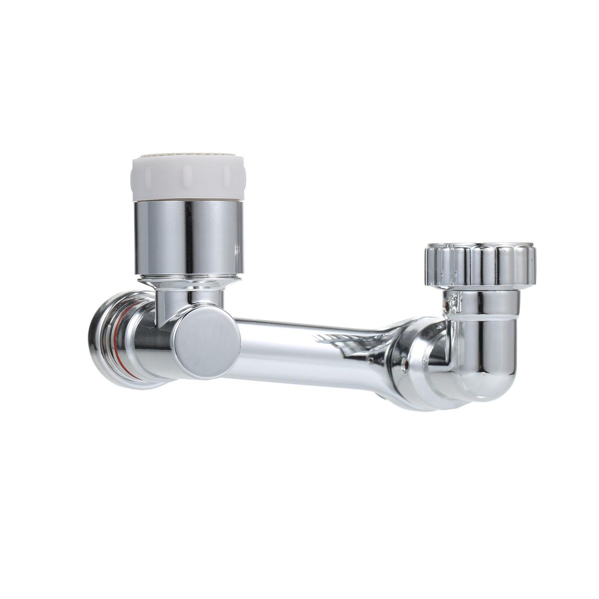 Robotic arm faucet 1080-degree robotic arm water nozzle bubbler universal extension water nozzle anti-splash wash artifact Double-mode water outlet--all copper manipulator arm plating color