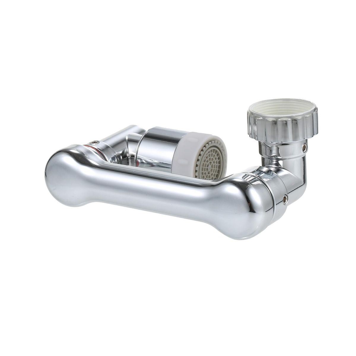 Robotic arm faucet 1080-degree robotic arm water nozzle bubbler universal extension water nozzle anti-splash wash artifact Double-mode water outlet--all copper manipulator arm plating color