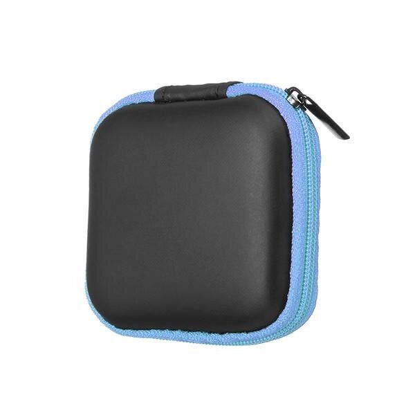 Fingertip Gyro Box Storage Package Mobile Phone Data Cable Charger Light Blue