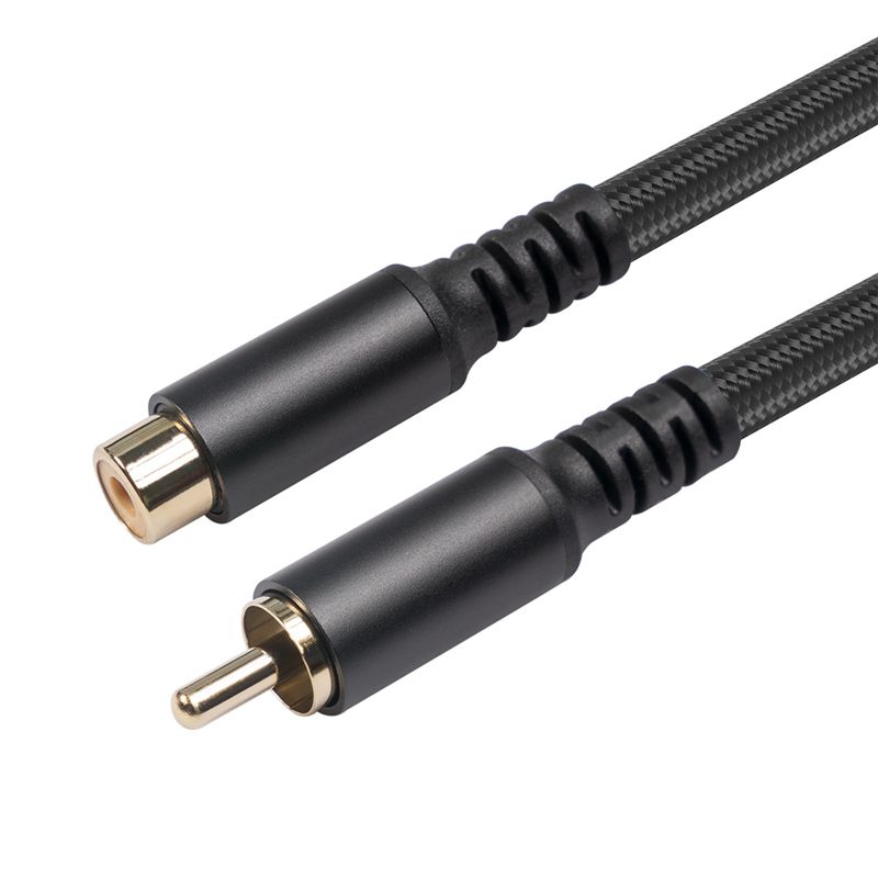 RCA Extension Cable RCA Audio Video Cable RCA Male To Female Cord for Speaker  Subwoofer  Camera  HDTV  Amplifier  1.8M