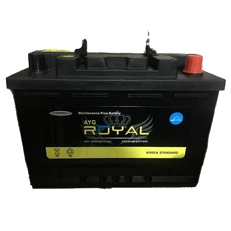 Ayg Royal Premium Battery  - 12V/75ah