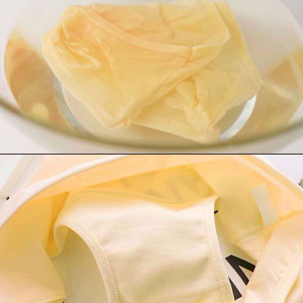 Women Fashion Mid Waist Elastic Solid Color Simple Breathable Modal Underwear
