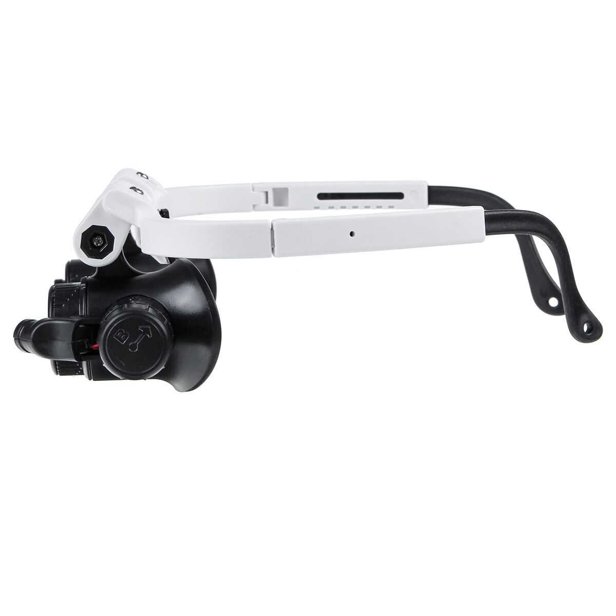 Magnifier Magnifying Eyes Loupe Jeweler Watch Repair Dual LED Light Lens