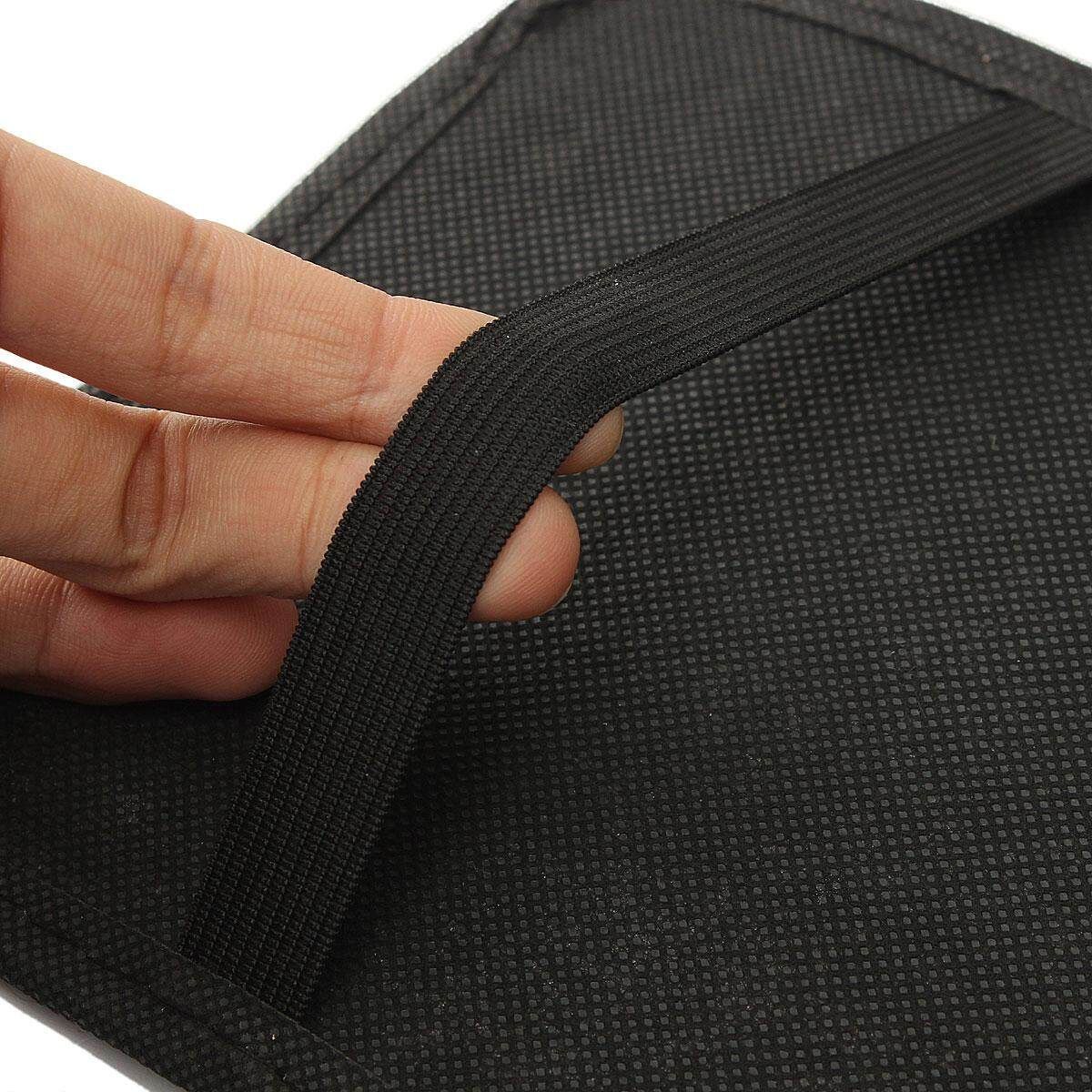 12 Disc Capacity CD Car Sun Visor Storage Dvd Holder Black Pocket Case Organizer