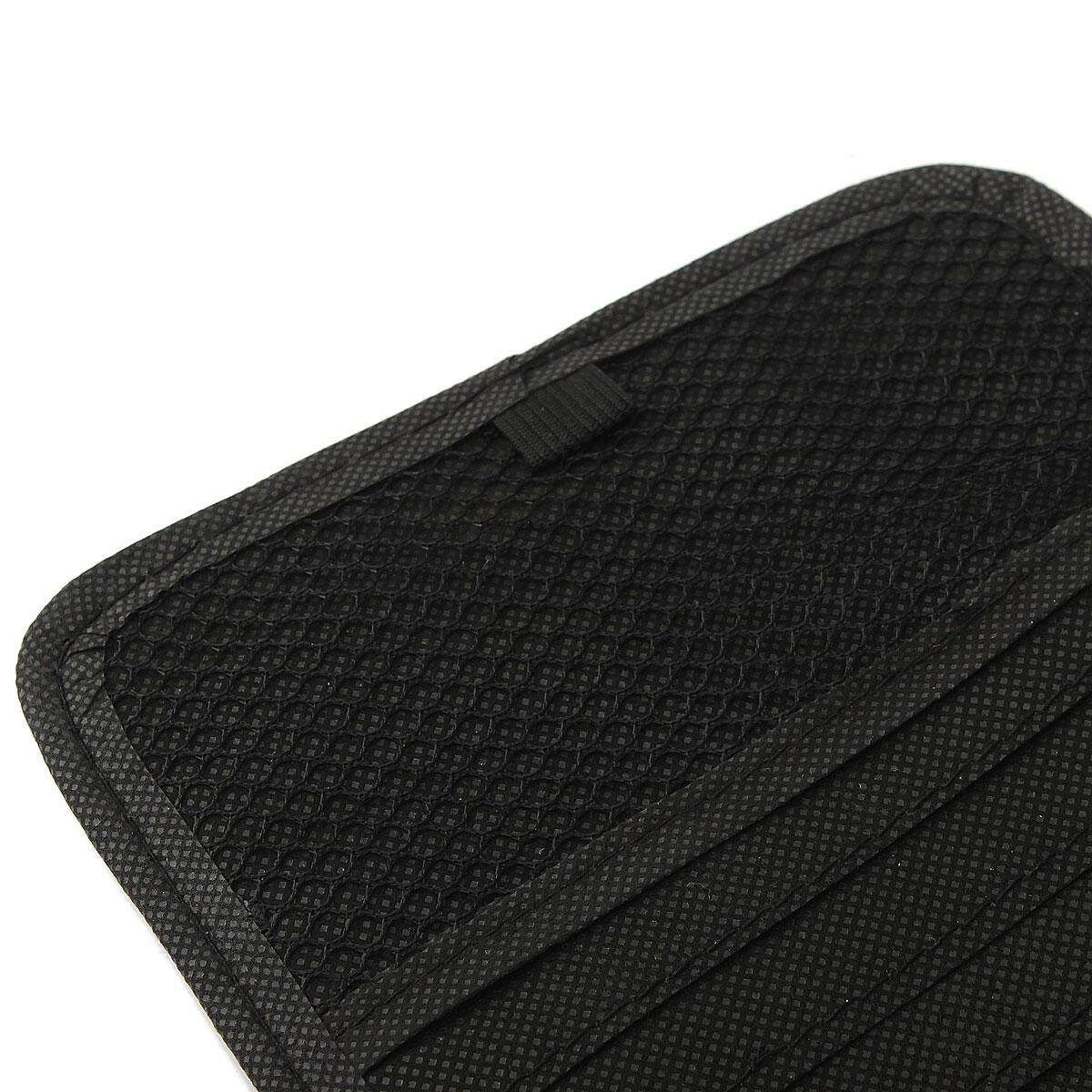 12 Disc Capacity CD Car Sun Visor Storage Dvd Holder Black Pocket Case Organizer