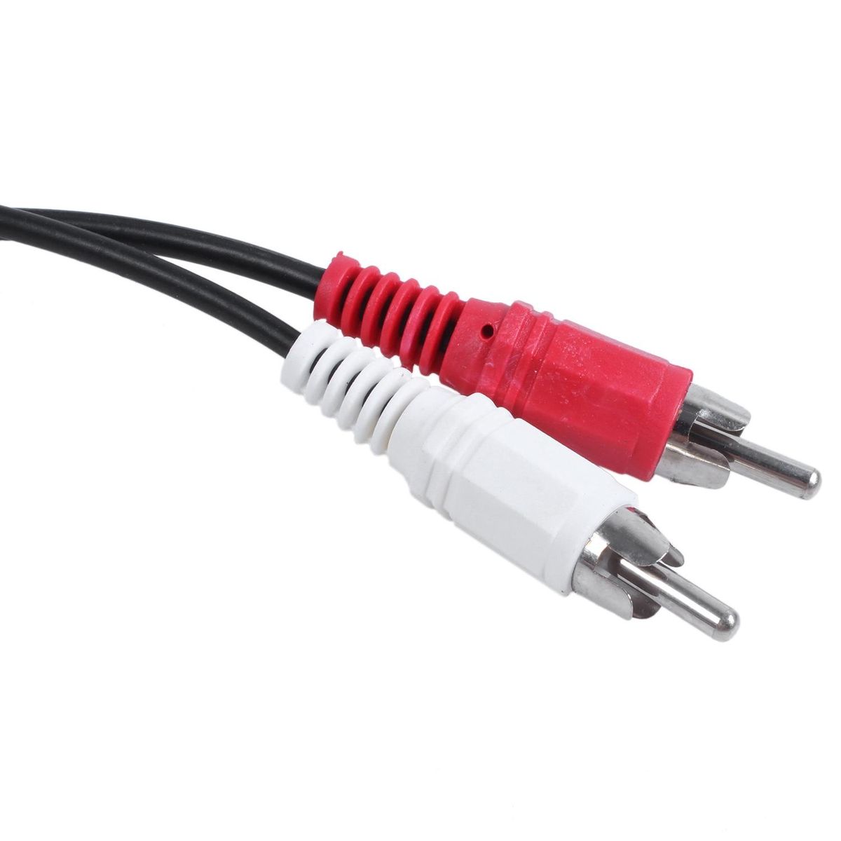 3.5 mm stereo female 2 RCA male AV cable auxiliary audio ada