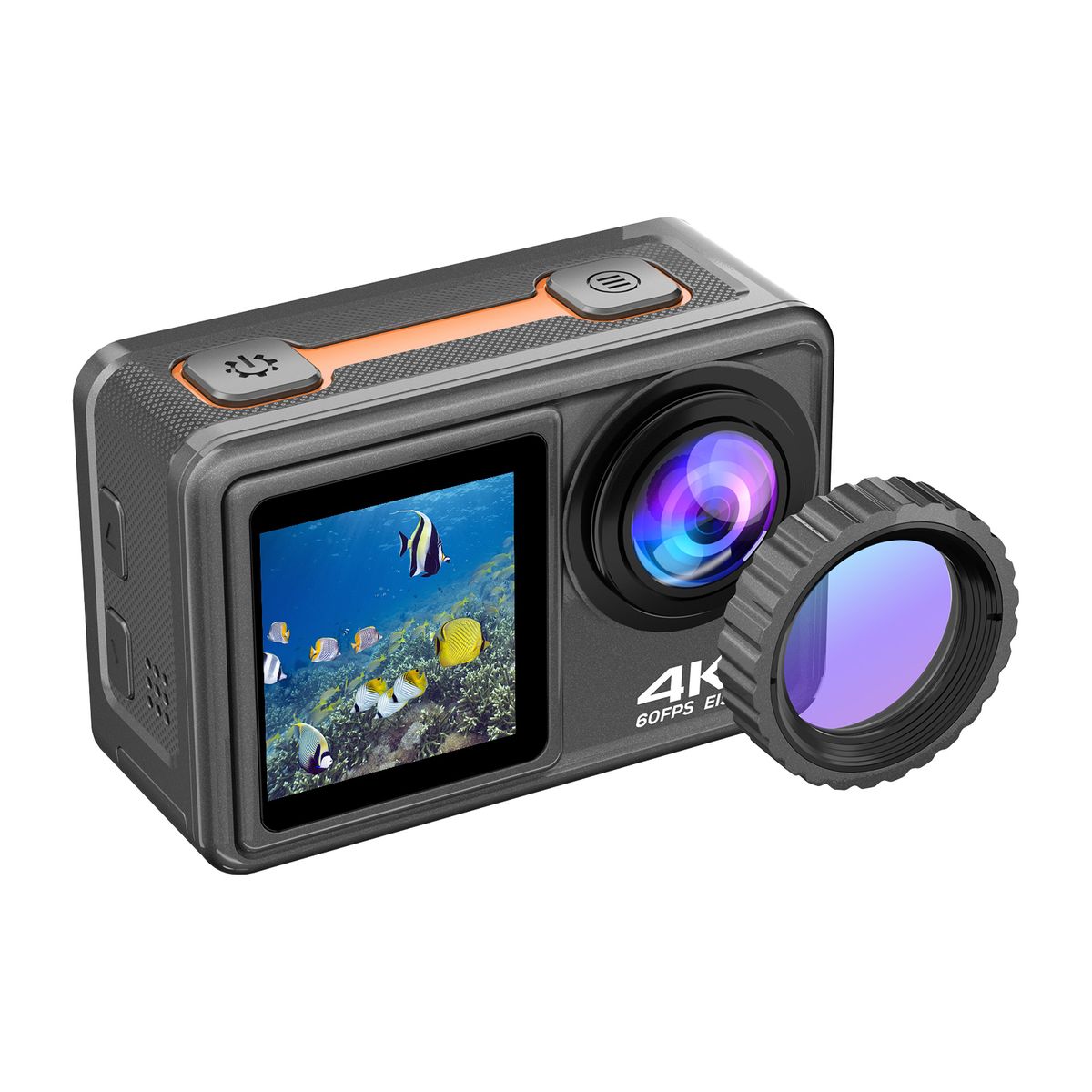 4K 24MP Dual Screen Sport Camera DV Camcorder 2.0 Inch