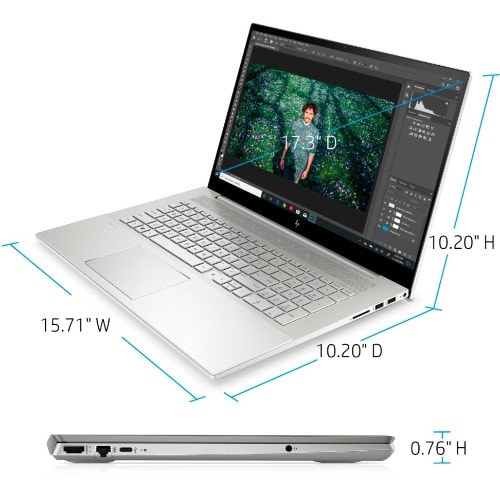 Envy Laptop - 17m" Touch 10th Gen - Intel Core i7 - 12GB RAM - 512GB SSD + 32GB - Win 10