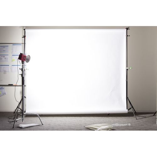 White Screen Backdrop Camera Background(10'' X 20'') - White