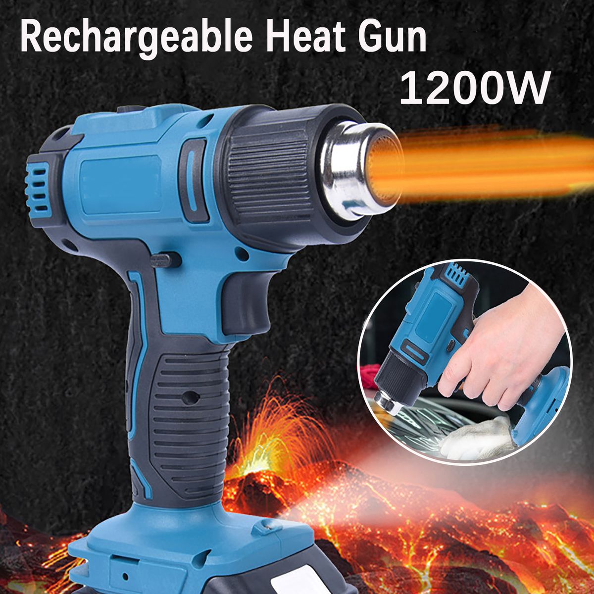 Rechargeable Handheld Hot Air Gun Cordless Heat Gun