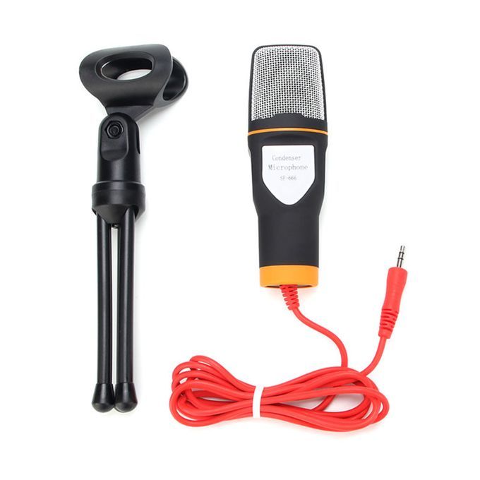 Condenser Microphone 3.5mm Plug Computer PC Microphone