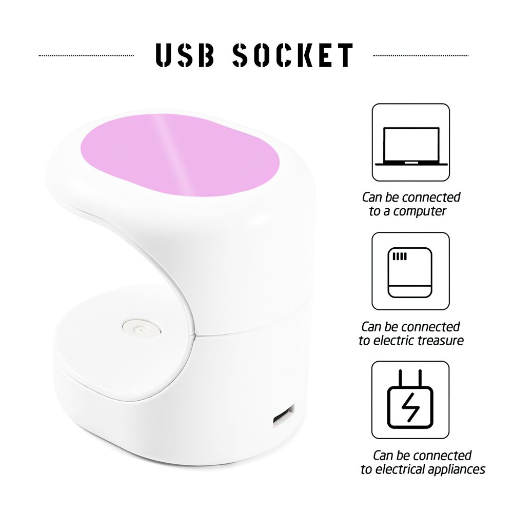 16W Nail Drying Lamp UV LED Lamp Mini Portable Nail Dryer
