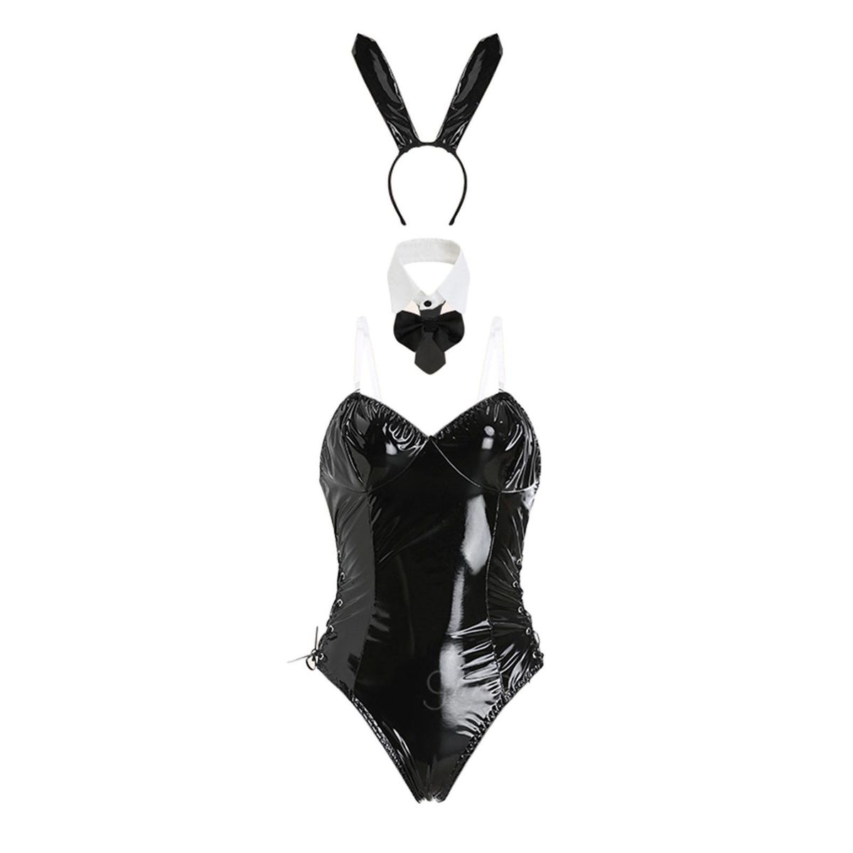 Bunny Costume Set Cosplay Bodysuit Girls With Bunny Ears