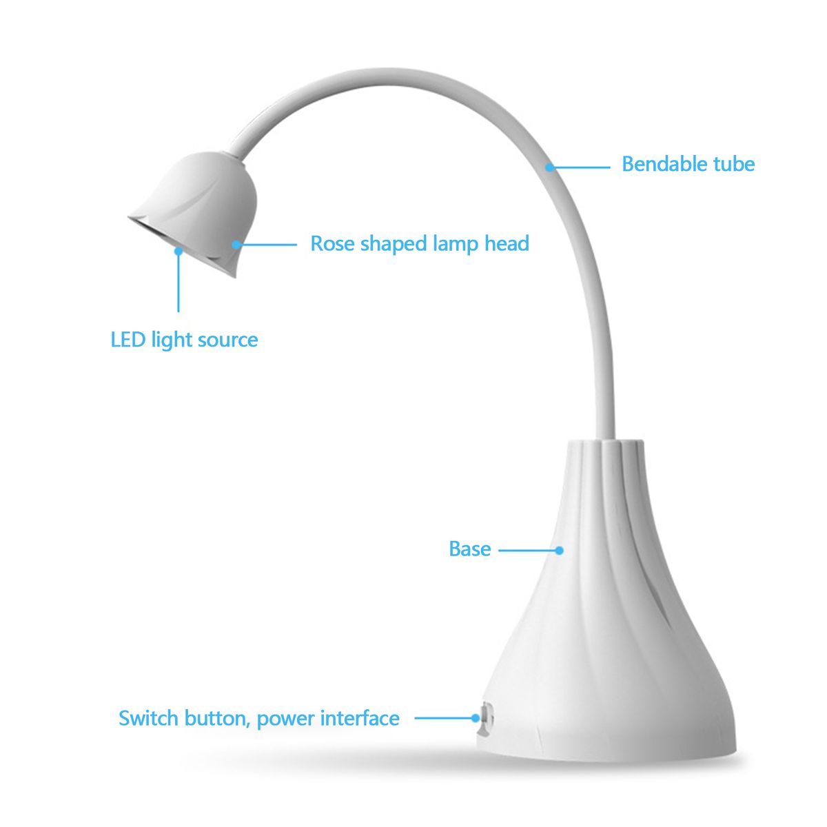 Desktop Rechargeable Manicure Lamp Nail Patch Mini