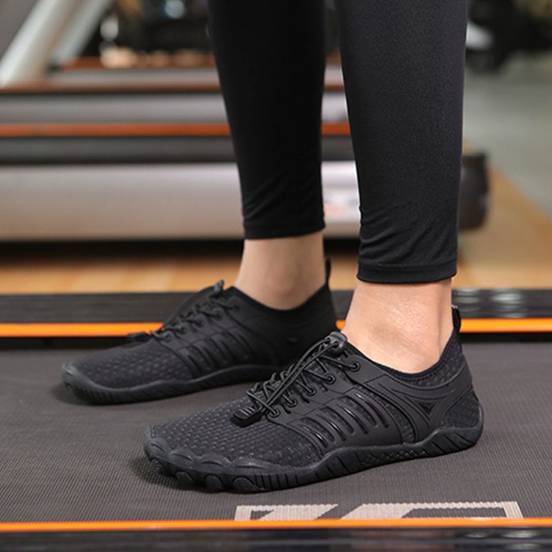 Swimming Shoes Five-Finger Wading Shoes Beach Shoes Black