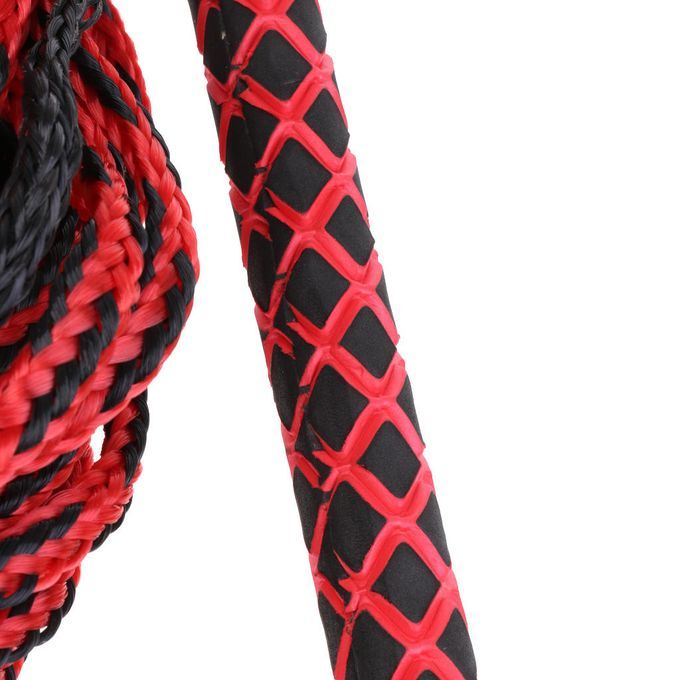 23 Meters 10mm Water Ski Wakeboard Knee Board Tow Rope Line Black, Red