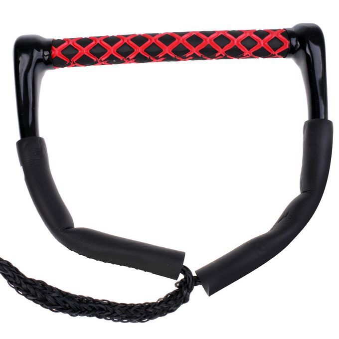 23 Meters 10mm Water Ski Wakeboard Knee Board Tow Rope Line Black, Red