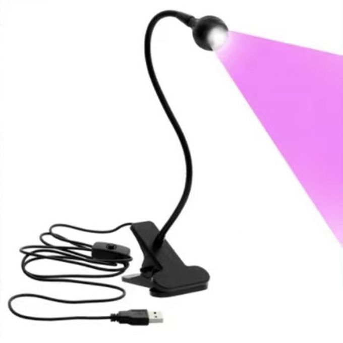 Mini Manicure UV Glue Purple Light Curing Lamp With Book