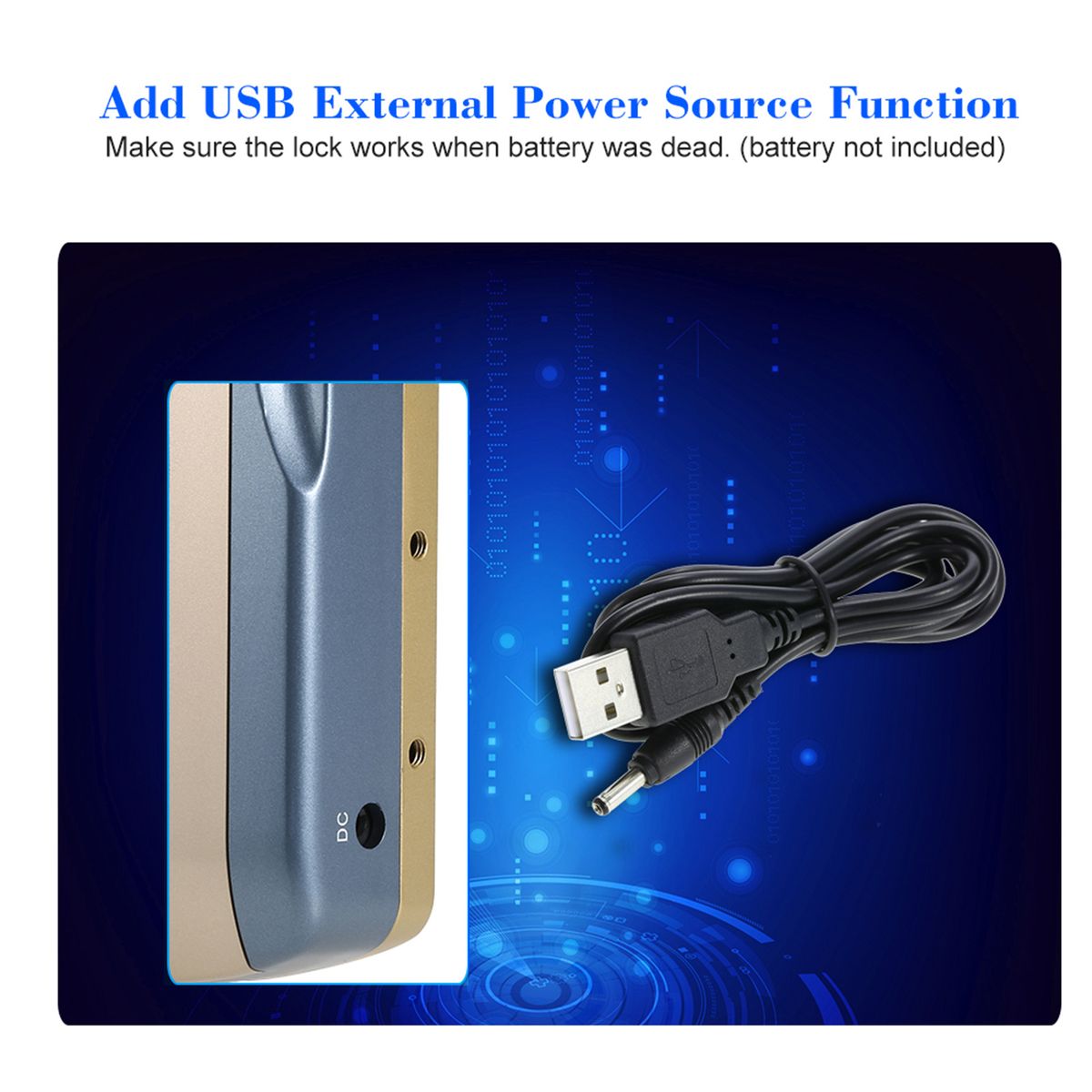 WF-018U Wireless Remote Control Lock Security Invisible
