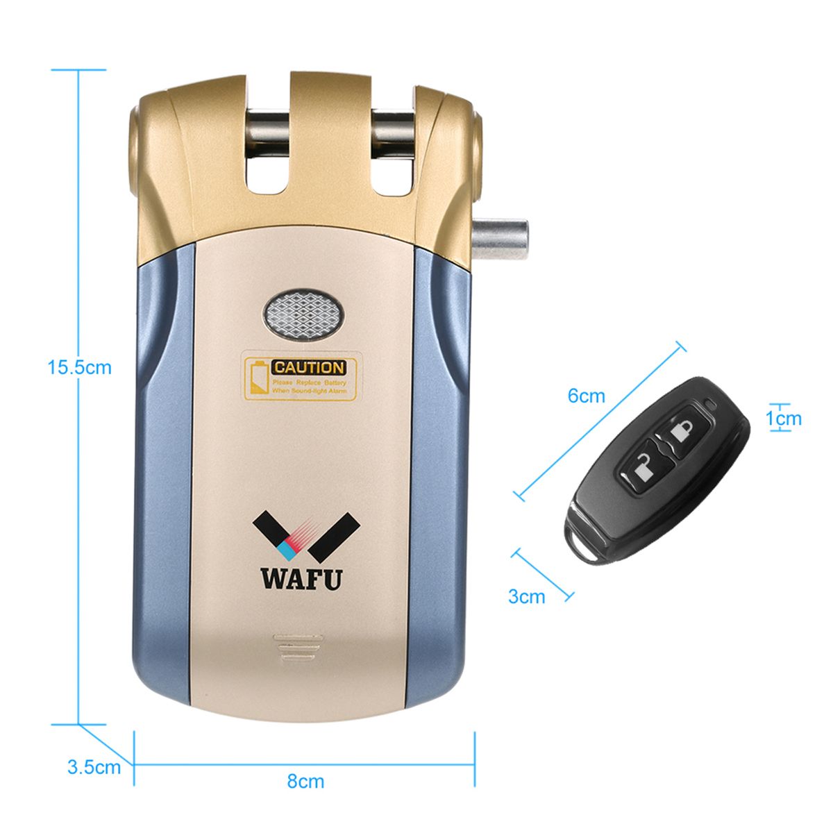 WF-018U Wireless Remote Control Lock Security Invisible