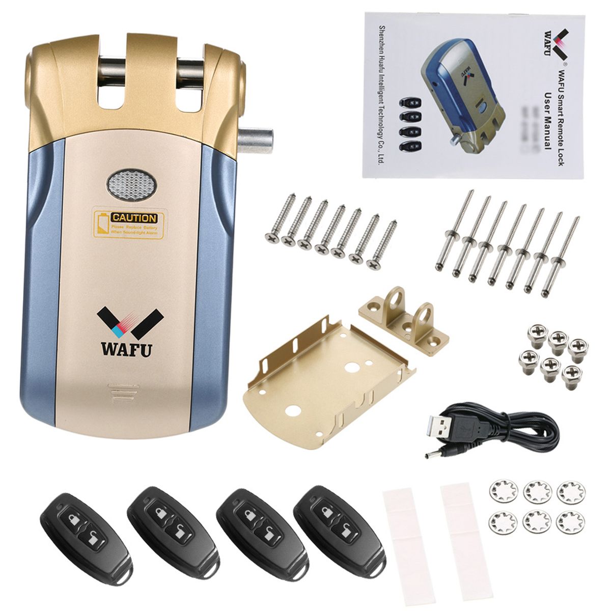 WF-018U Wireless Remote Control Lock Security Invisible