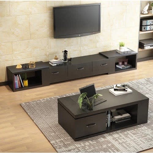 BOA Tv Stand And Centre Table Set - Matte Finish