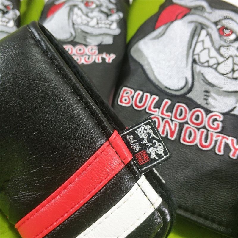 Bulldog On Duty Golf Driver Head Covers Fairway Woods Pu