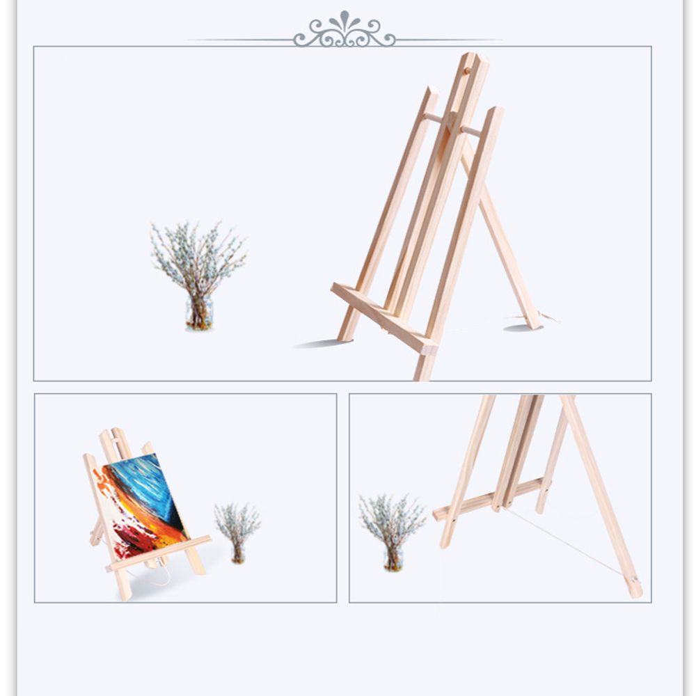 Mini Portable Wooden Art Easel Stand Adjustable Angle