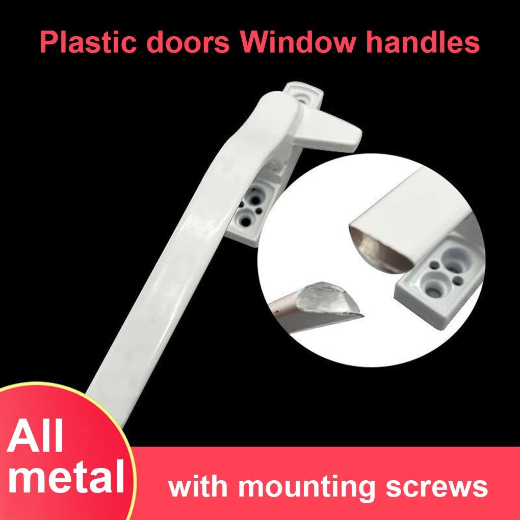 1 Pair Aluminium Alloy Window Handle Portable Indoor Household Bedroom Toilet