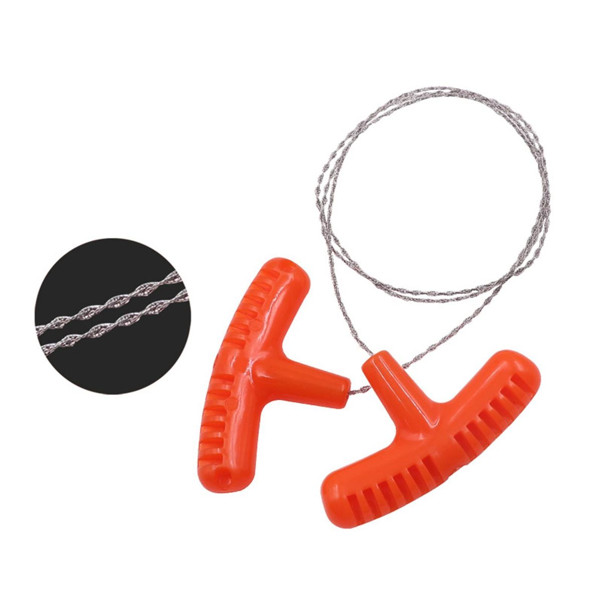 Stainless Steel Chain Saw Pocket Wire Saw For Camping
