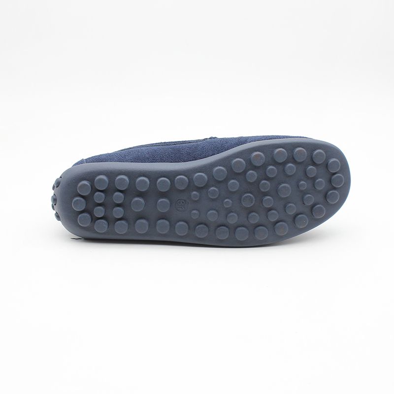 Toddlers Boys Suede Tassles Shoes-Navy