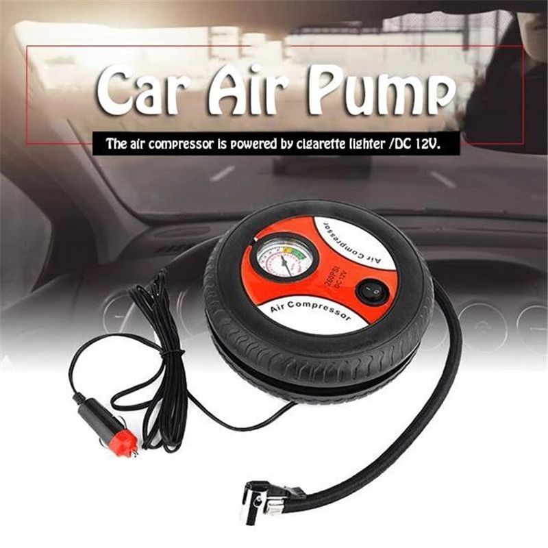 Car Air Pump 260PSI DC 12V Auto Pump Portable Electric Mini Tire Inflator Air Compressor Drop Shipping Air Pump  Tyre Inflators