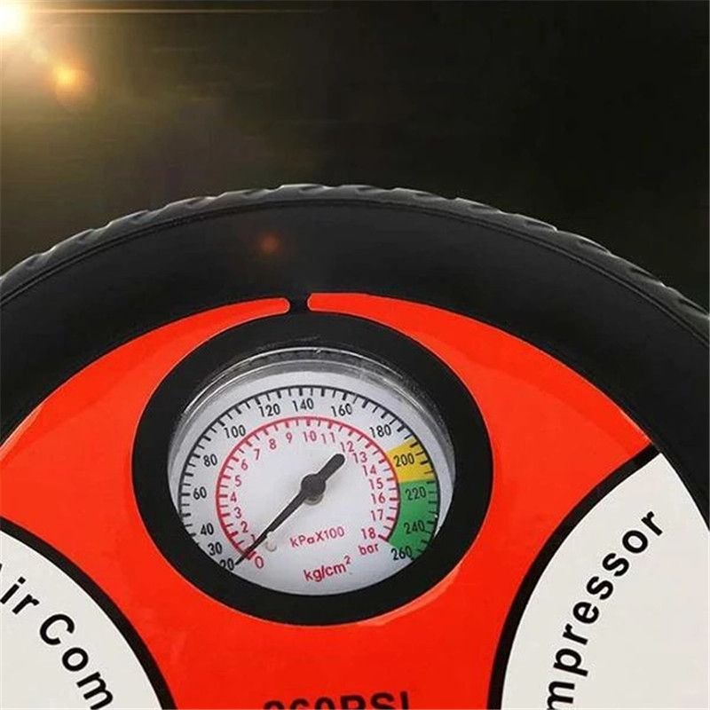 Car Air Pump 260PSI DC 12V Auto Pump Portable Electric Mini Tire Inflator Air Compressor Drop Shipping Air Pump  Tyre Inflators
