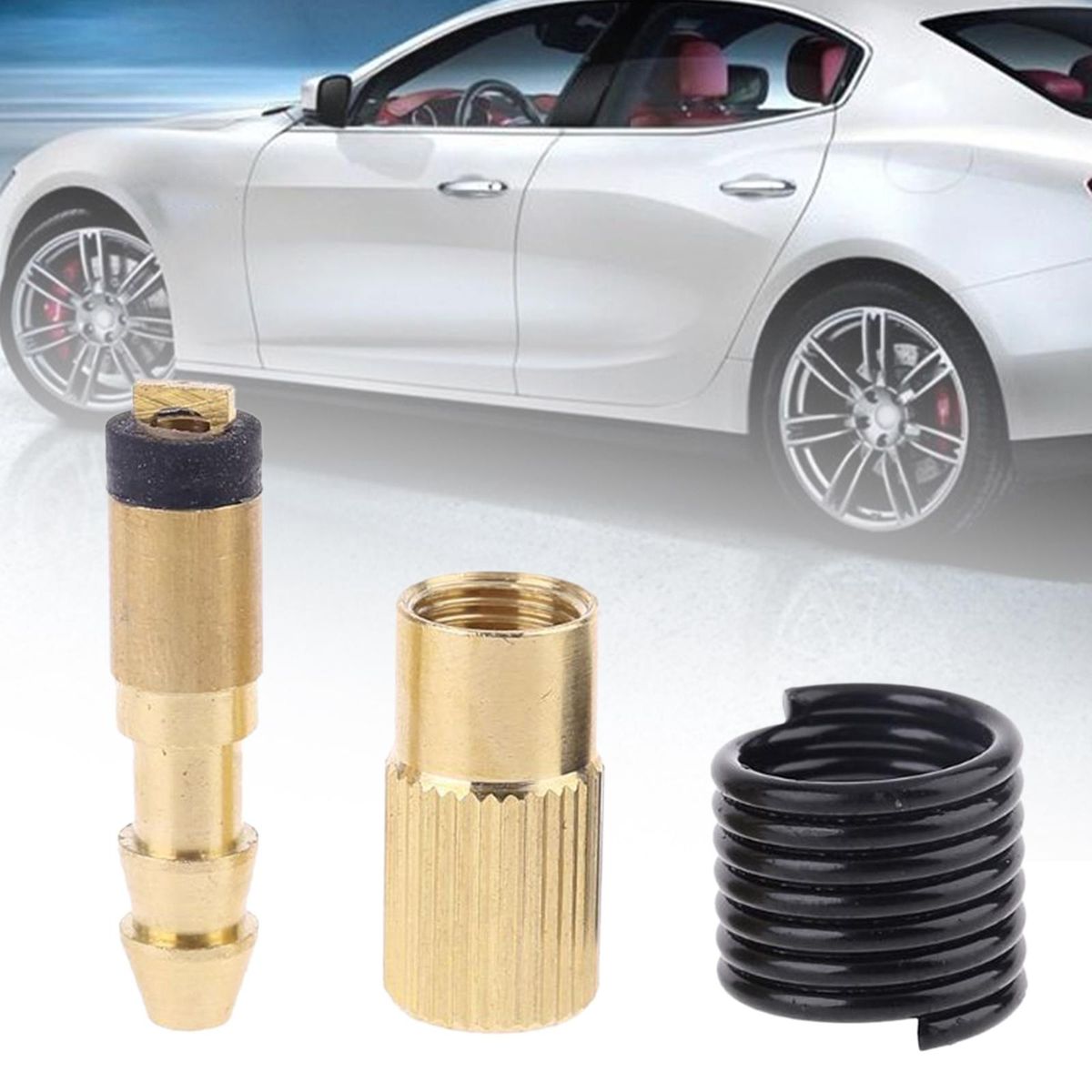 3Pcs/Set Car Tire Inflatable Adapter Compressor Hose Repair High