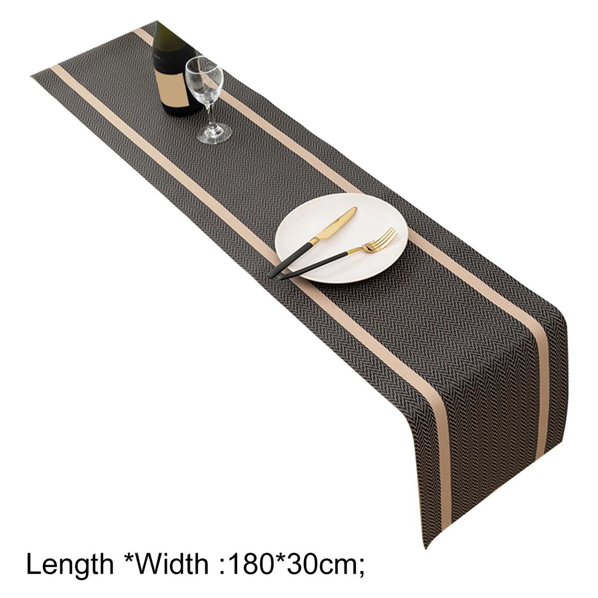 Tablecloth Dinning Room Table Runner Brown
