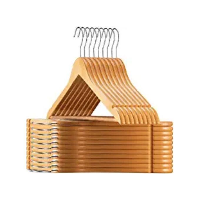 Wooden Hangers - 10 Pieces