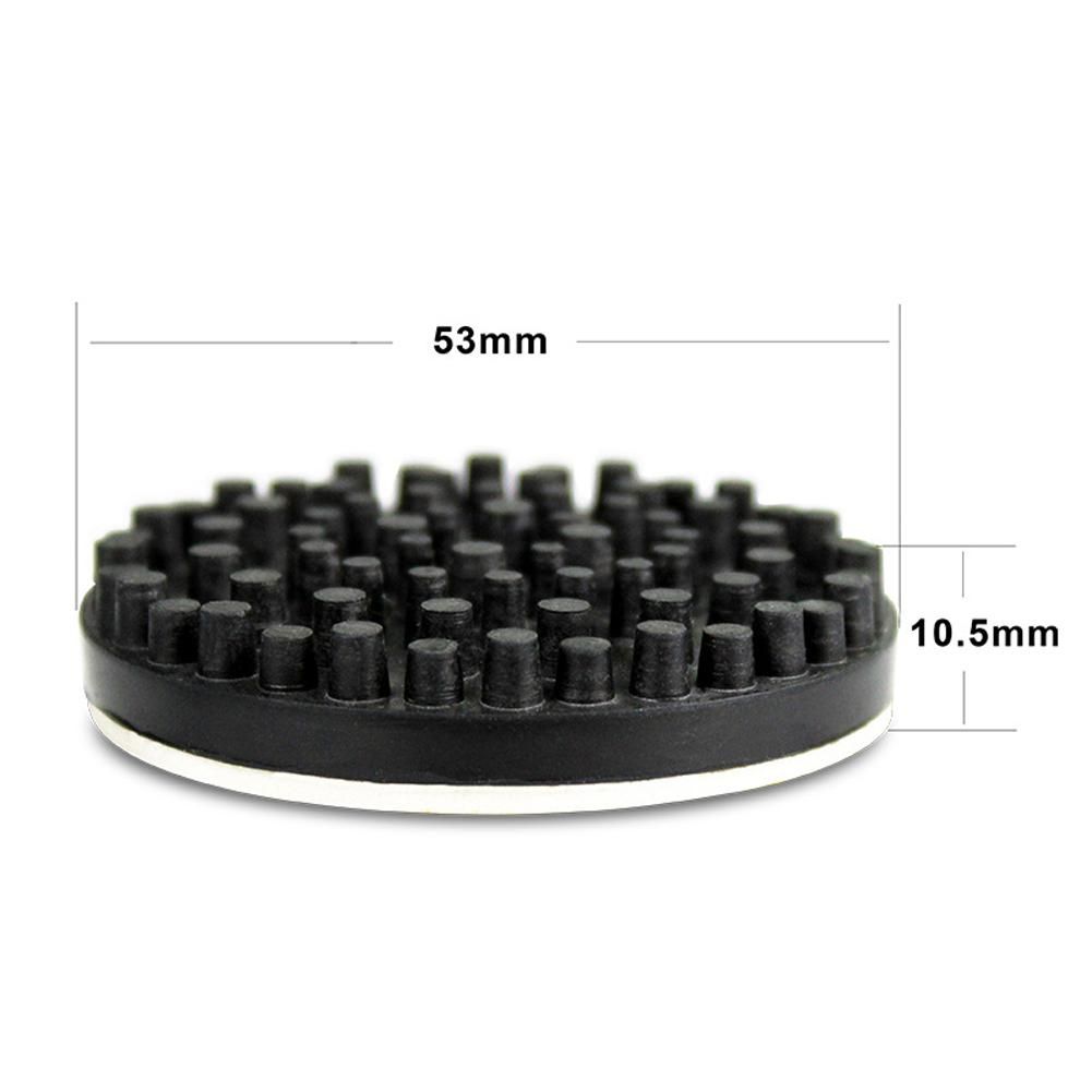 4pcs A Set Rubber Non-Skid Sound Dampening Pads for Vinyl Record Player Vibration-Absorption Isolation Pads