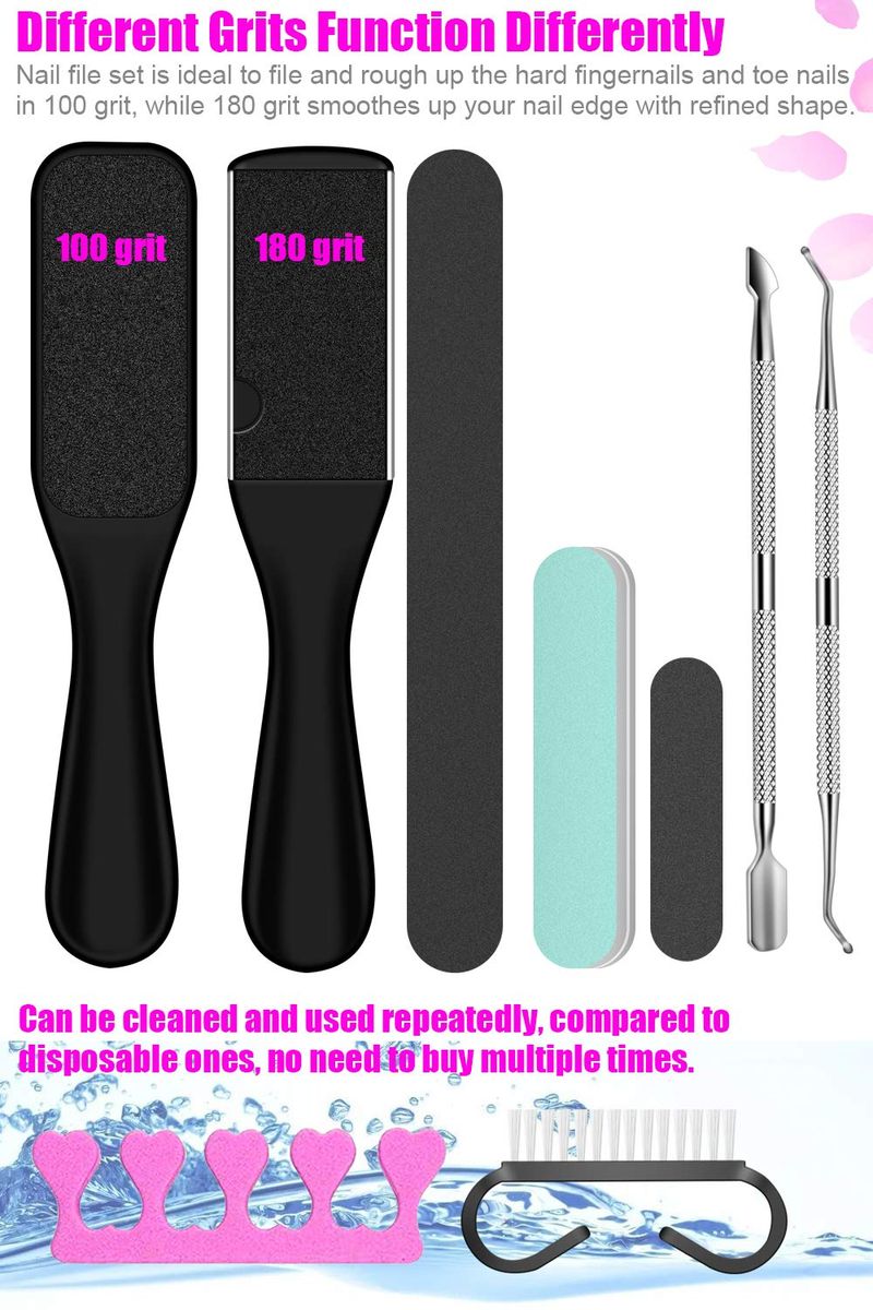 Professional Pedicure Tools Set 23 In 1 Stainless Steel Foot Care Kit Foot Rasp Dead Skin Remover Pedicure Kit For Women Salon