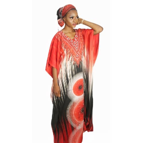 Boubou V-Neck Dress For Women