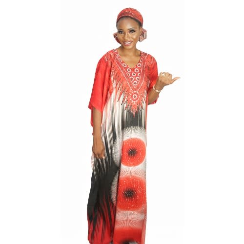 Boubou V-Neck Dress For Women